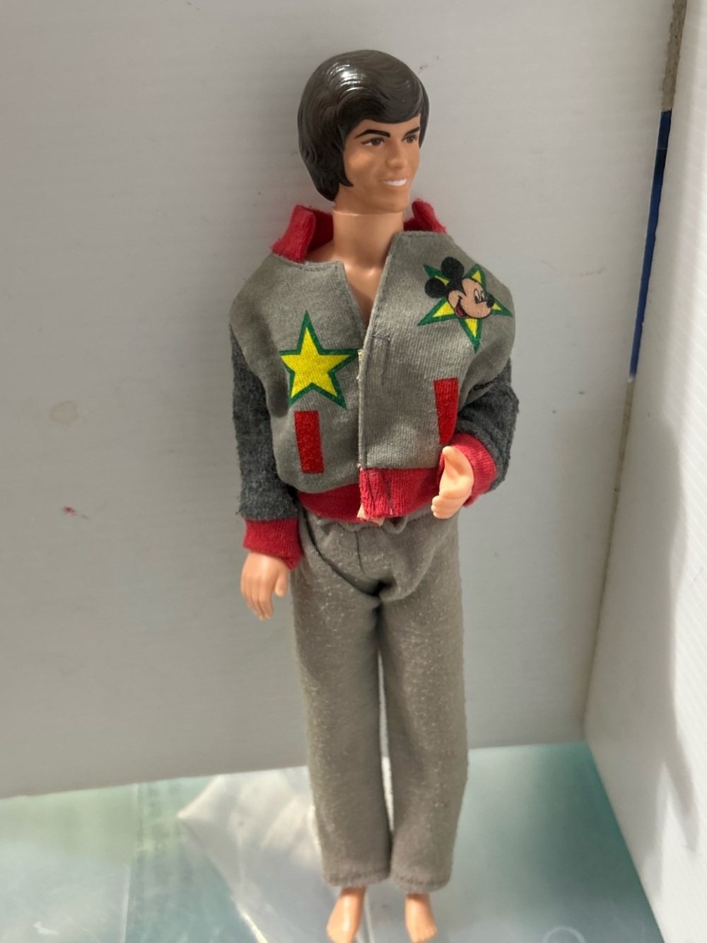 Vintage 1978 Ken Doll With Mickey Mouse Jogging Suit